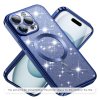 Case for Samsung Galaxy A15 4G / A15 5G - Techsuit Luxury Glitter MagSafe - Deep Blue