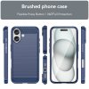 Case for iPhone 16 Plus - Techsuit Carbon Silicone - Blue