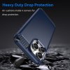 Case for iPhone 16 Pro - Techsuit Carbon Silicone - Blue