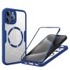 Case for iPhone 16 Pro Max + Cover - Techsuit ColorVerse 360 MagSafe MagSafe Series - Blue