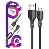 Datový kabel micro USB KAKU Aluminium Alloy Fast (KSC-452) 3,2A 1,2m - černý