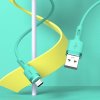 Datový kabel micro USB KAKU Skin Feel (KSC-420) 3,2A 1,2m - tyrkysový