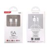 Datový kabel micro USB KAKU (KSC-110) 5A 1,2m - bílý
