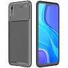 Kryt Xiaomi Redmi 9A / Redmi 9AT case Armored Shockproof Carbon Fiber černý