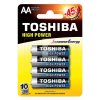 Baterie AA TOSHIBA High Power 4ks 1,5V alkalická LR6 BL