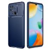 Kryt Xiaomi Redmi 10C case Armored Shockproof Carbon Fiber modrý