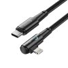 Datový kabel Tech-Protect Ultraboost "L" USB-C na lightning, PD 20W 3A 1m šedý