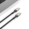 Datový kabel Tech-Protect Ultraboost USB-C na USB-C, 5A PD100W 1m titanium