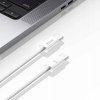 Datový kabel Tech-Protect Ultraboost USB-C na USB-C, 3A PD 60W 1m bílý