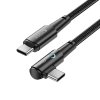 Datový kabel Tech-Protect Ultraboost "L" USB-C na USB-C, PD 60W 6A 1m černý