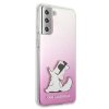 Kryt Samsung Galaxy S21 Plus Karl Lagerfeld Hardcase Choupette Fun (KLHCS21MCFNRCPI) růžový