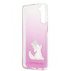 Kryt Samsung Galaxy S21 Plus Karl Lagerfeld Hardcase Choupette Fun (KLHCS21MCFNRCPI) růžový