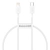 Datový kabel Baseus Superior Series USB-C / Lightning, 20W, PD, 25 cm, bílý