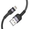 Datový kabel 2.4A 1m USB - Lightning Tech-Protect Ultraboost, černý