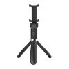 Selfie tyč Tripod Techsuit L01 Stabilní držák na stativ s výsuvným ramenem, dálkové ovládání Bluetooth, 70 cm – černý