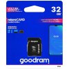 Paměťová karta GOODRAM microSDHC 32GB + adaptér