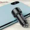 Nabíječka do auta Yesido (Y43) - 2xUSB, QC 3.0 36W - černá