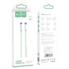 Datový kabel Hoco (X68) - USB Type-C to USB Type-C, 3A, 1.0m - zelený
