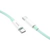 Datový kabel Hoco (X68) - USB Type-C to USB Type-C, 3A, 1.0m - zelený