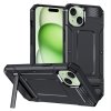 Kryt iPhone 15, Techsuit - Hybrid Armor Kickstand , černý