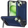 Husa pentru iPhone 15 Plus - Techsuit Hybrid Armor Kickstand - Blue