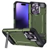 Kryt iPhone 15 Pro Max, Techsuit - Hybrid Armor Kickstand , zelený