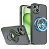 Kryt iPhone 15, Techsuit - MagSafe Ghost Holder, zelený