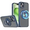 Kryt iPhone 15, Techsuit - MagSafe Ghost Holder, modrý