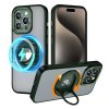 Kryt iPhone 15 Pro, Techsuit - MagSafe Ghost Holder, zelený