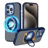 Kryt iPhone 15 Pro, Techsuit - MagSafe Ghost Holder, modrý