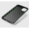 Kryt Xiaomi MI 11 Lite 4G / Mi 11 Lite 5G / 11 Lite 5G NE case Armored Shockproof Carbon Fiber modrý
