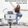 Yesido - Selfie Stick (SF12) - Stable, with Ring Light, Tripod, Remote Controller, 360Â° Rotation, 120mAh - Black