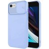 Kryt iPhone 7 / 8 / SE 2020 s krytem fotoaparátu - světle modrý