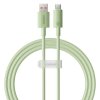Datový kabel Baseus (P10360203421-00) - USB to USB-C, Super Fast Charge, 100W, 480Mbps, 1m - zelený