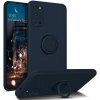 Kryt Xiaomi MI 11 Lite 4G / Mi 11 Lite 5G / 11 Lite 5G NE Silicone Ring Magnetic Stand modrý