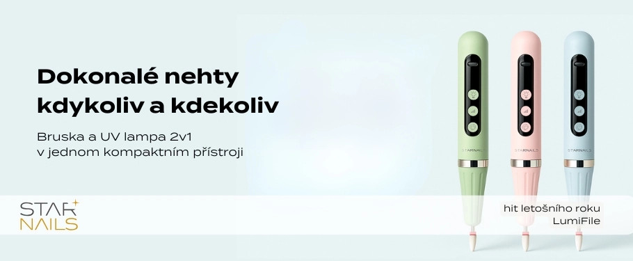 Bezdrátová bruska na nehty a UV lampa 2v1 LumiFile: Svoboda vaší manikúry