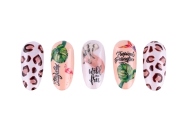 Safari nehty inspirace