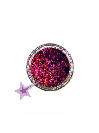 vyr 6523galaxy flakes pink