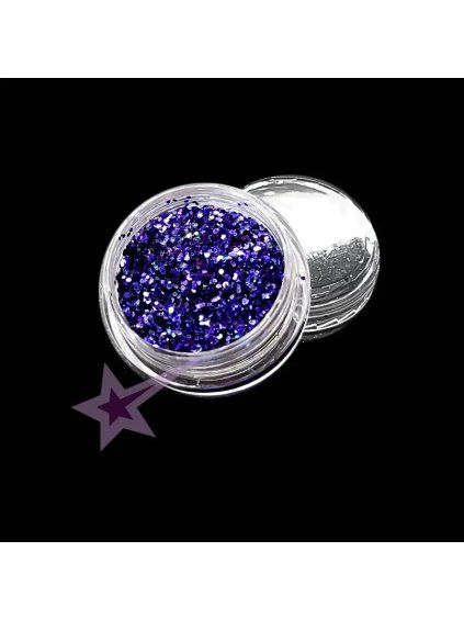 vyr 3259glitter hexagon svestkovy