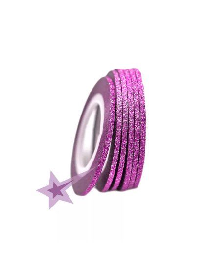 vyr 6024ruzova 2mm glitter
