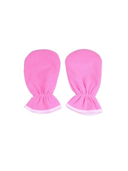 vyr 8890 rukavice pink s lemem prosivane