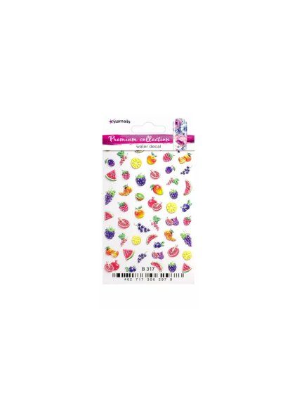 vyr 8067 3D vodolepky Starnails Premium B317 ovoce
