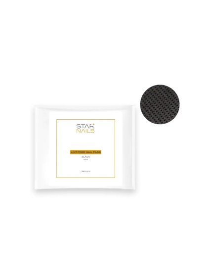 vyr 11186 Lint Free Nail Pads Black