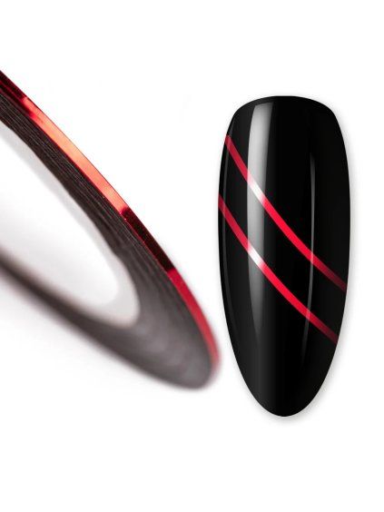vyr 11105 Samolepici paska na nehty Red 1mm