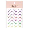 vyr 11144 Samolepky na nehty ombre neon mix