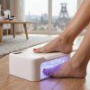 gel polish pedicure pro home scene