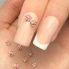 3d kovove metalicke ozdoby pink petal 02