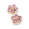 3d kovove metalicke ozdoby pink petal