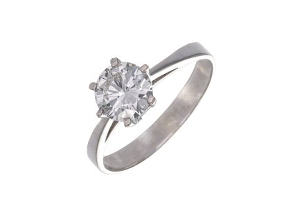 66650 zlaty prsten s briliantem 112 ct vzacne bily 1