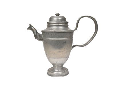 Cínová konvička r. 1836